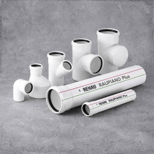 REHAU RAUPIANO PLUS Труби і фітінги внутрішні безшумні