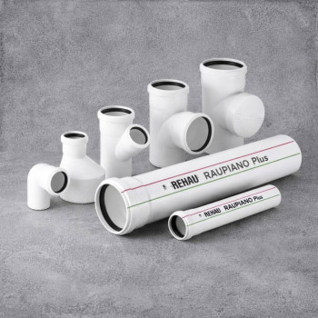 REHAU RAUPIANO PLUS Труби і фітінги внутрішні безшумні