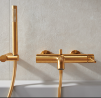 MOZA GOLD Змішувач ARMATURA для ванни з душовим комплектом