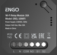  EREL-16WIFI Розумне реле 16А з WI-FI