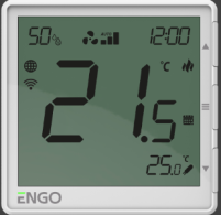 EFAN-230W /Термостат фанкойлу, WIFI, 230V, білий