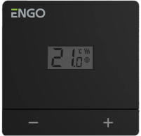 EASY-24B Добовий термостат, дротовий, 24В, чорний