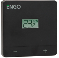 EASYBATB Дротовий добовий термостат, 2хААА (чорний)