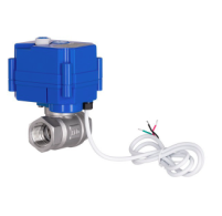 Кран кульовий з електроприводом 2E HC220B-1/2",3/4,"1" 220В (для антипотопа)