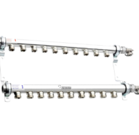 Колектор розподільний HLV 10 для систем опалення ( стальний) 10 контури 3/4"