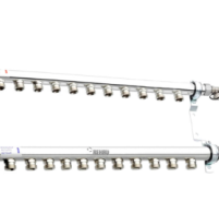 Колектор розподільний HLV 11 для систем опалення ( стальний) 11 контури 3/4"
