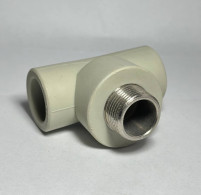 Поліпропіленовий трійник 25х1/2зв.х25