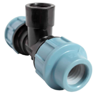 Поліетиленовий  UNIDELTA Трійник 25х3/4х25вн 