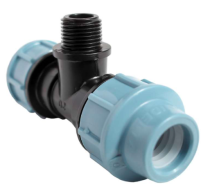 Поліетиленовий  UNIDELTA Трійник 25х3/4х25зв