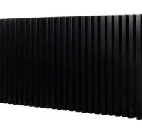 Дизайнерський трубчастий радіатор Quantum 500мм/1205мм (Чорний  Ral9005M)