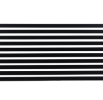 Дизайнерський трубчастий радіатор Quantum BQH1 405мм/1200мм (Чорний Ral9016M підк.34)