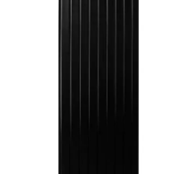 Дизайнерський трубчастий радіатор Blende 2  2000мм/614 мм (Чорний Ral 9005M)