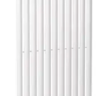 Дизайнерський трубчастий радіатор Elipse 1 1800мм/445 мм (Білий Ral 9016M)