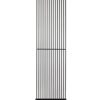 Дизайнерський трубчастий радіатор Metrum BM6 1180-30 1800x465x92mm Ral 9005M №99