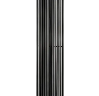 Дизайнерський трубчастий радіатор Praktikum 2 1600*349 (Чорний RAL9005М, підк. №99)