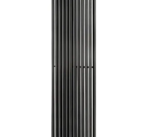 Дизайнерський трубчастий радіатор Praktikum 2 2000*539 (Чорний RAL9005М, підк. №99)