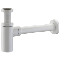 Сифон  McALPINE  для умивальника без зливу 120WHITE білий