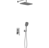 ARMATURA MALAGA Душова система прихов. монтажу, PVD GUN METAL GREY