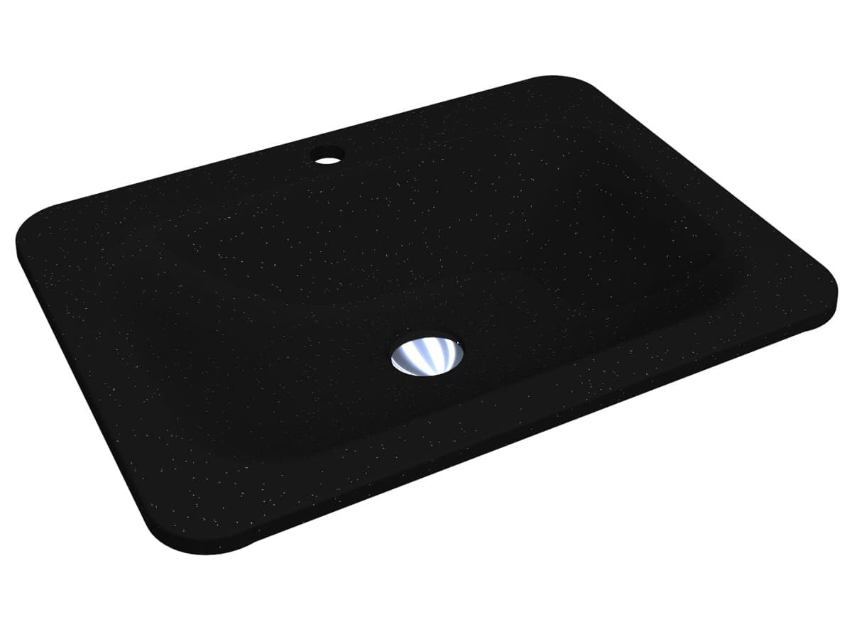 Умивальник CALIFORNIA MIRASTONE BLACK SHINE