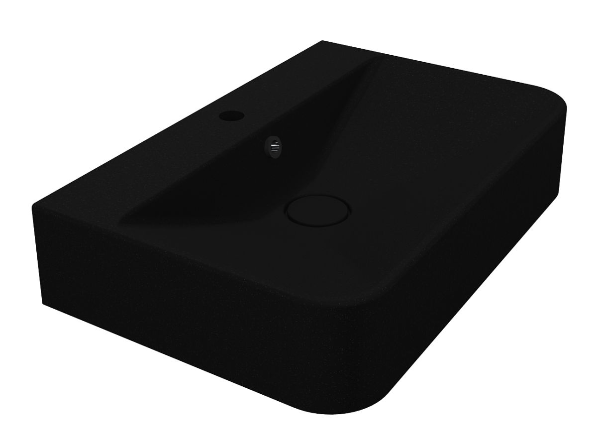 Умивальник CHAMONIX MIRASTONE BLACK SHINE