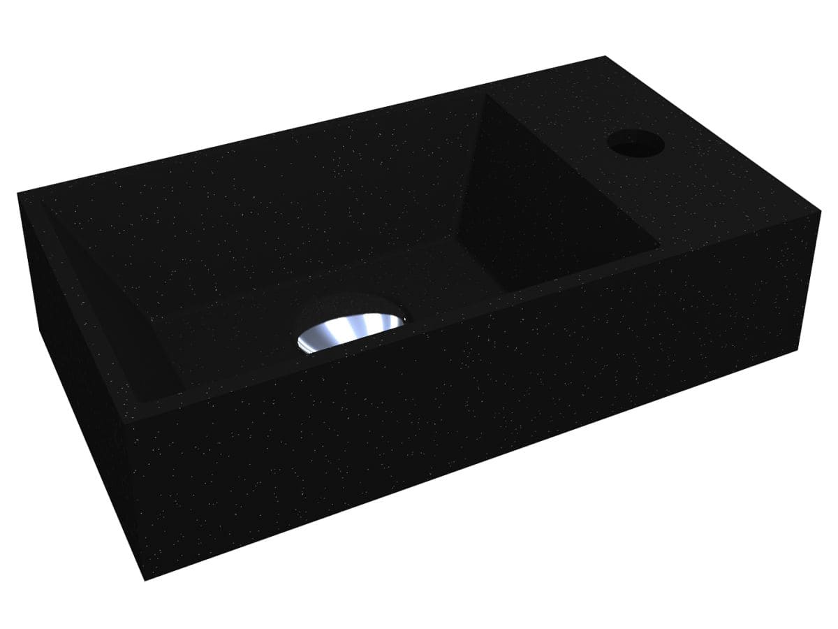 Умивальник COPPER 400 MIRASTONE BLACK SHINE