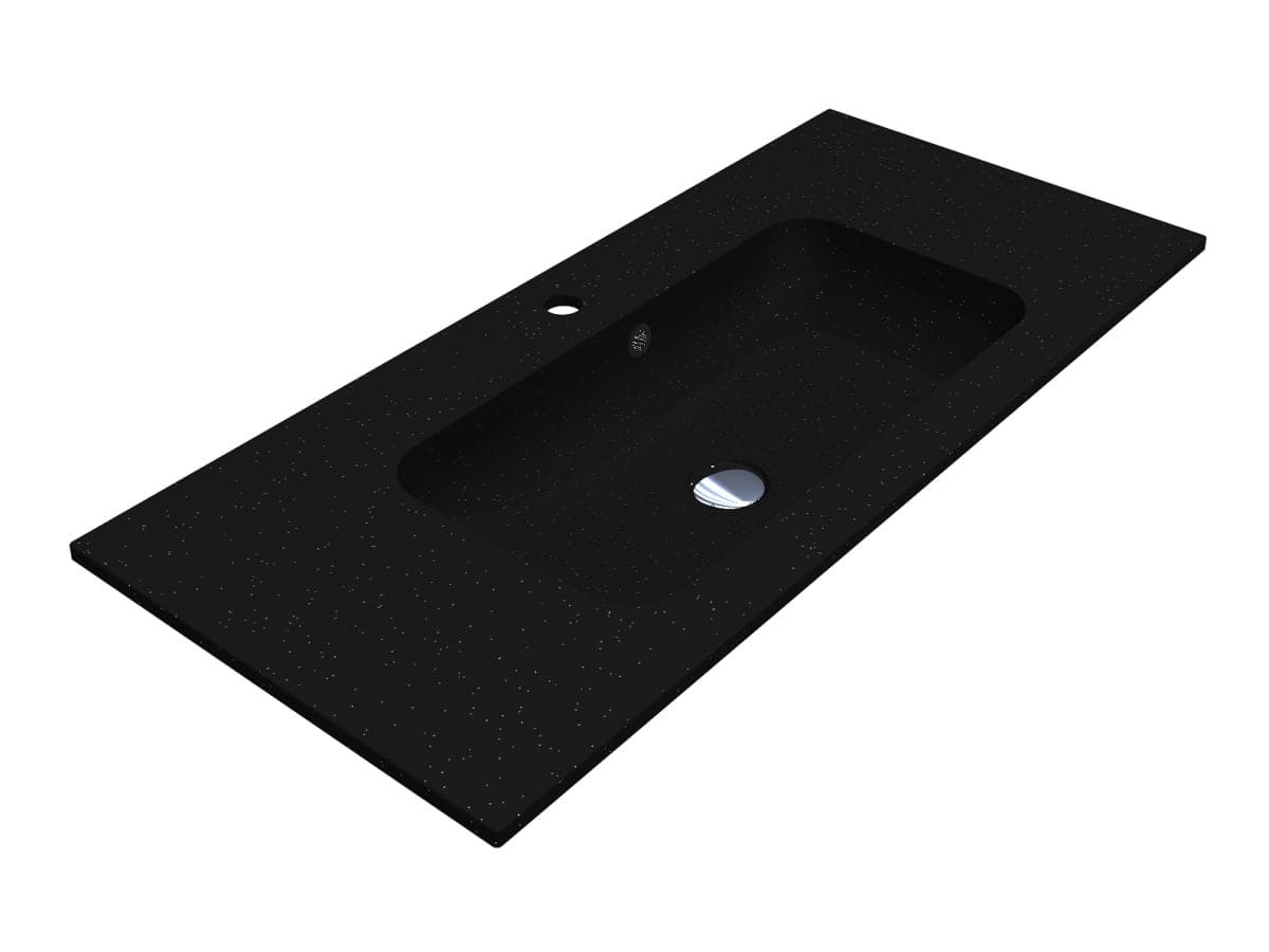 Умивальник DELLA 1000 MIRASTONE BLACK SHINE