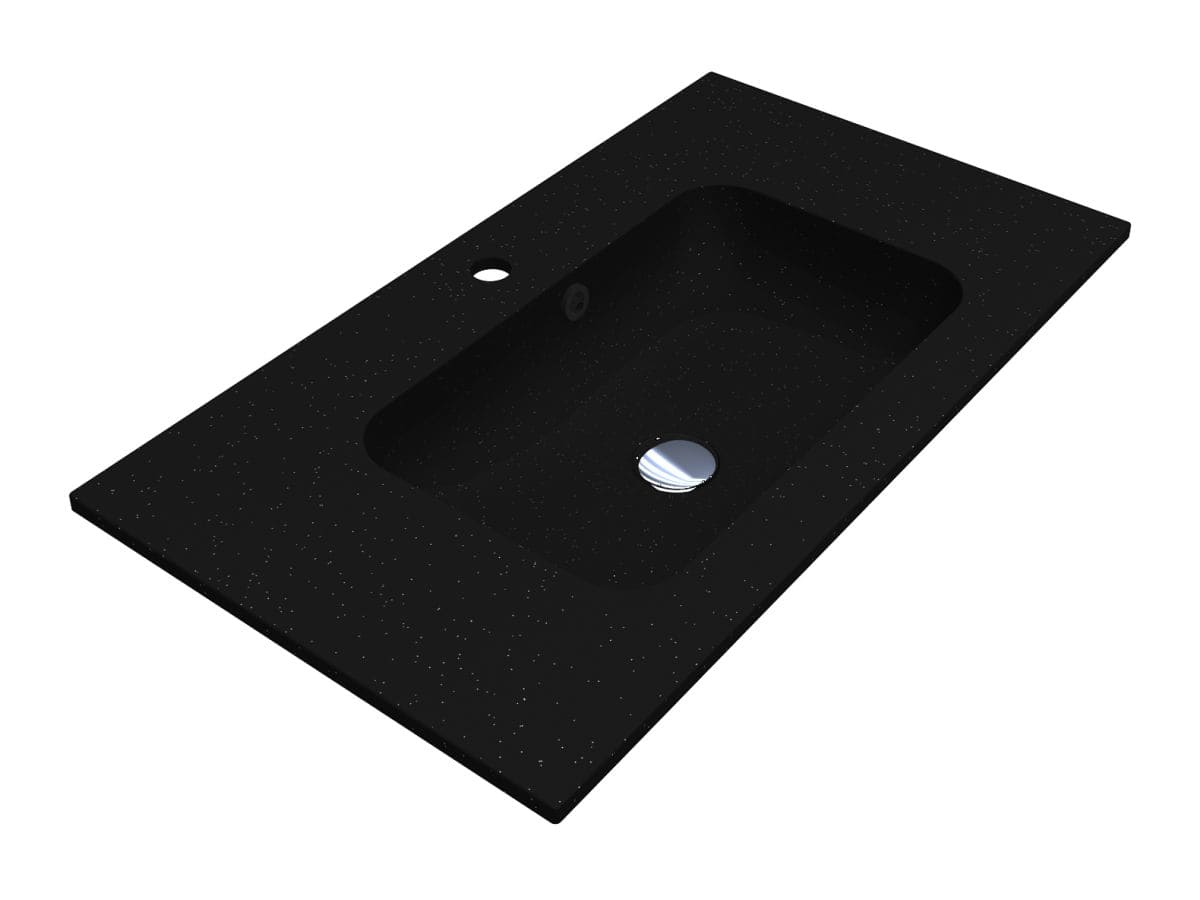 Умивальник DELLA 800 MIRASTONE BLACK SHINE