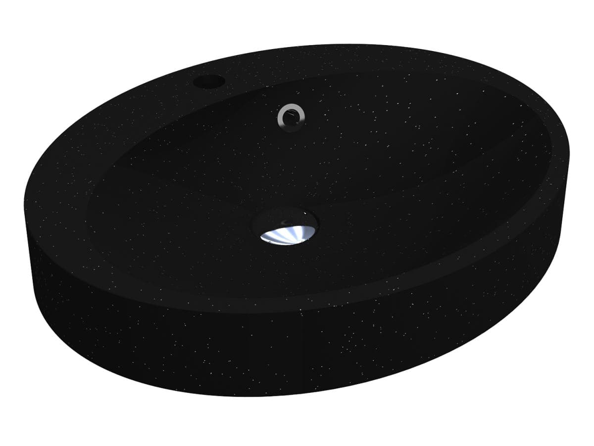 Умивальник DEVON MIRASTONE BLACK SHINE