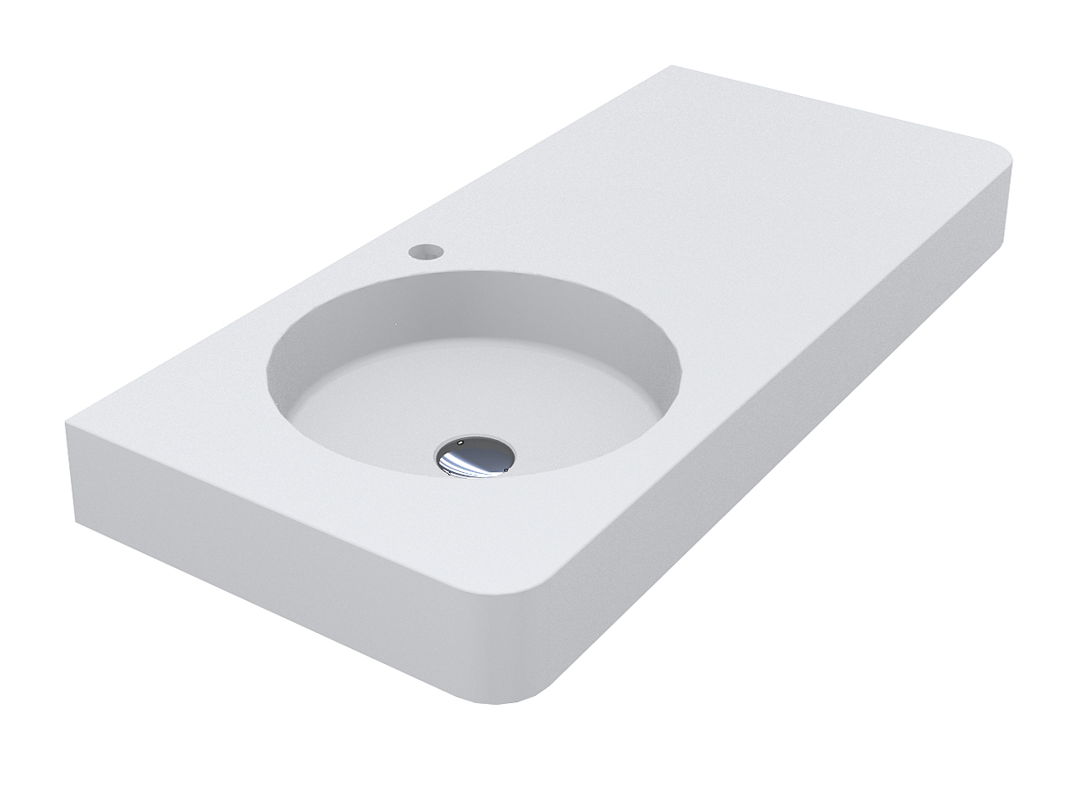 Умивальник LOOP 1000 L MATT