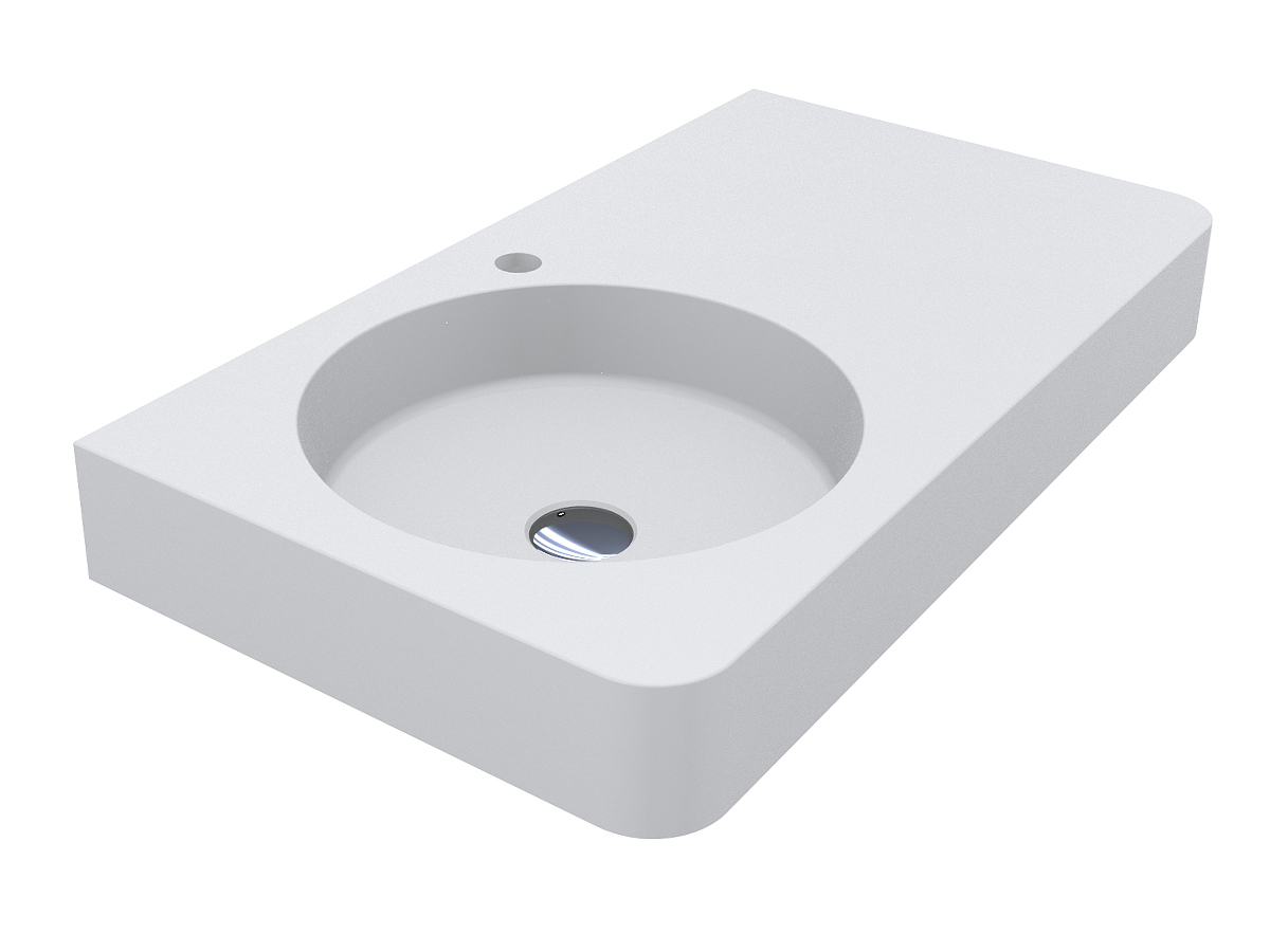 Умивальник LOOP 800 L MATT